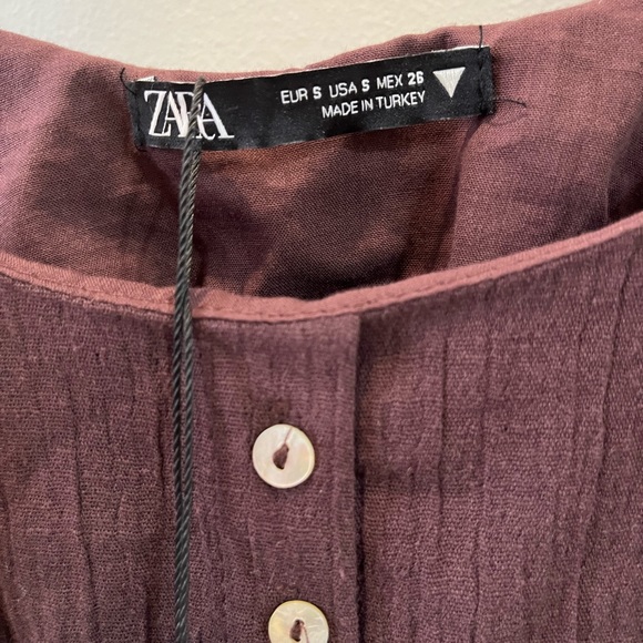 Zara Women’s Purple Crop Top - Picture 3 of 3